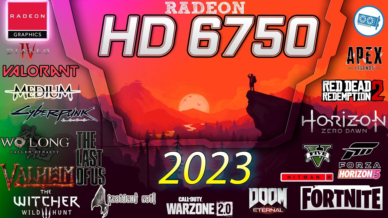*AMD Radeon HD 6750  in 15 GAMES      | 2023-2024