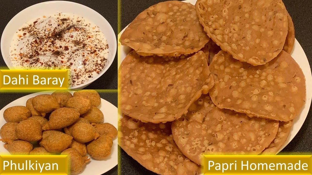 Papri Homemade | Besan Phulkiyan | Dahi Baray ||ramadan basic preparations ||Home Kitchen Channel