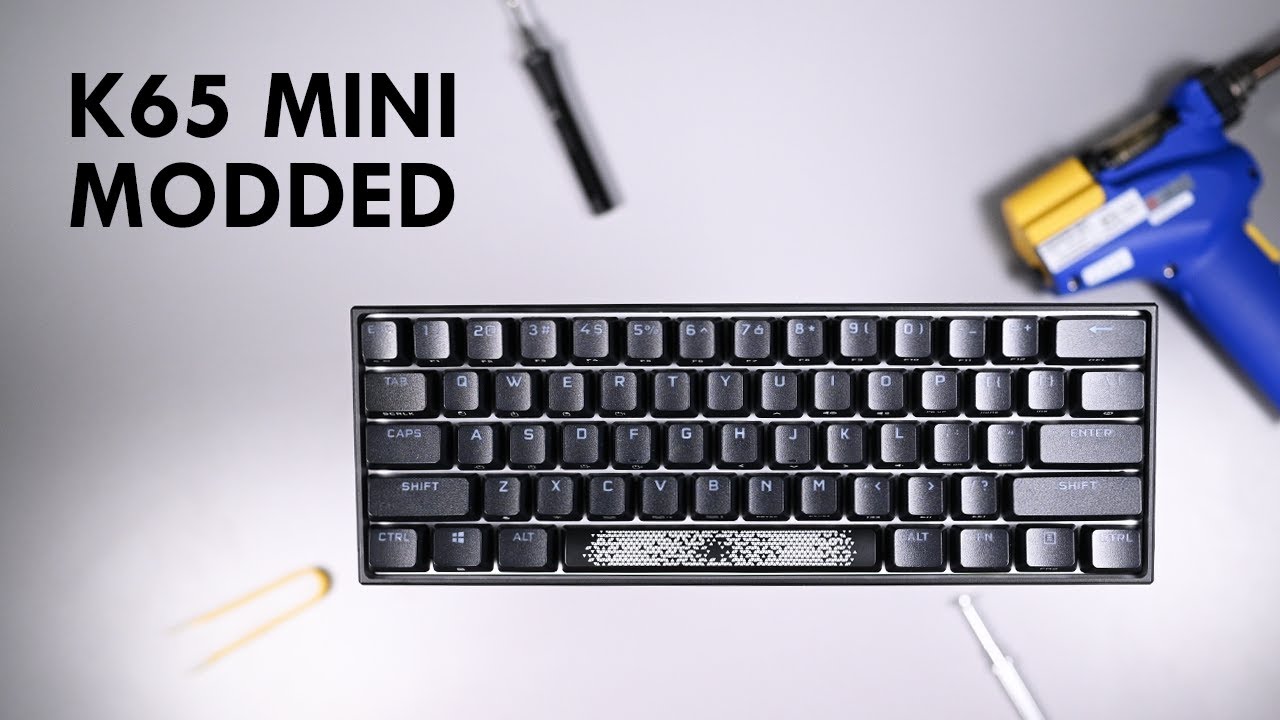 Modyfikacja laptopa CORSAIR K65 Mini przy użyciu motywu Świętych Pand
