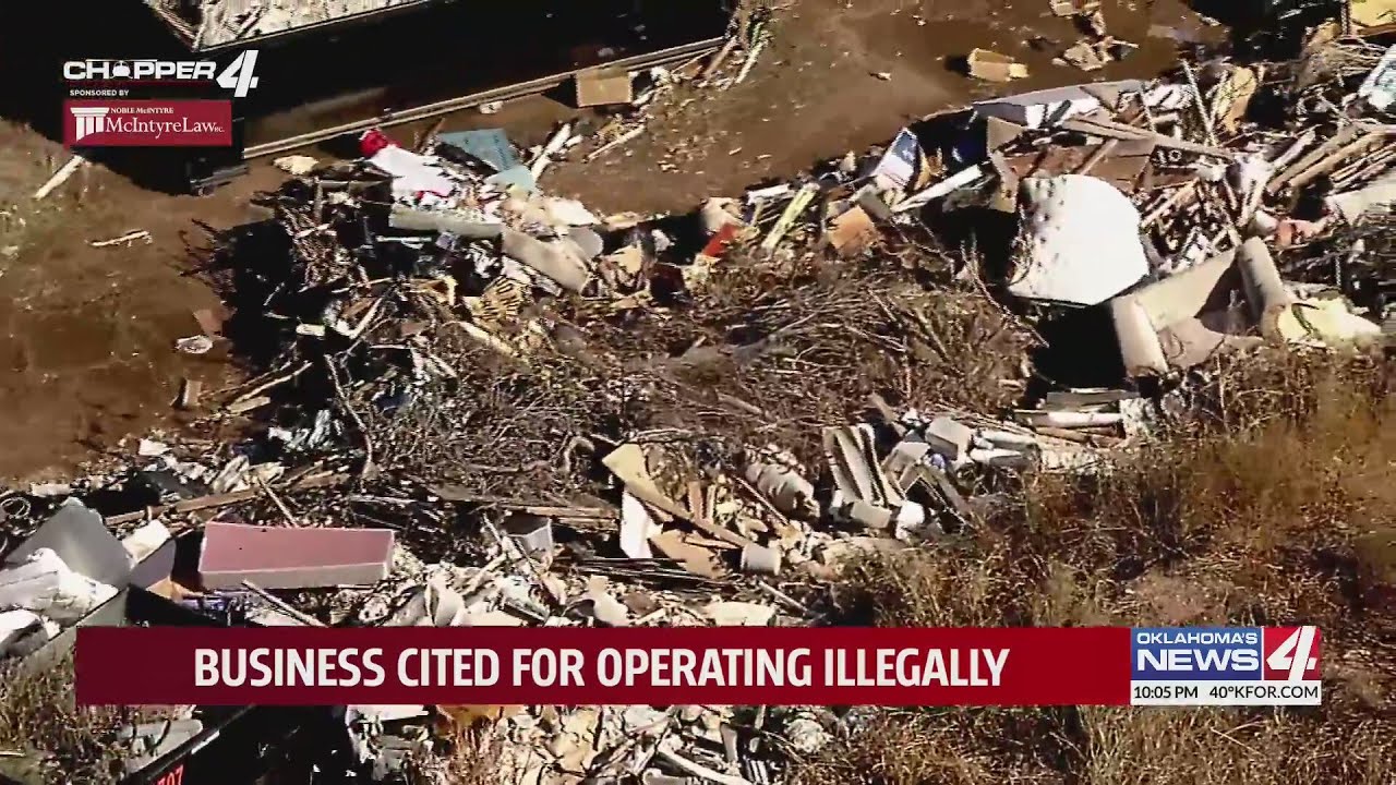 Dumpster Service Plus accused of dumping illegally on property
