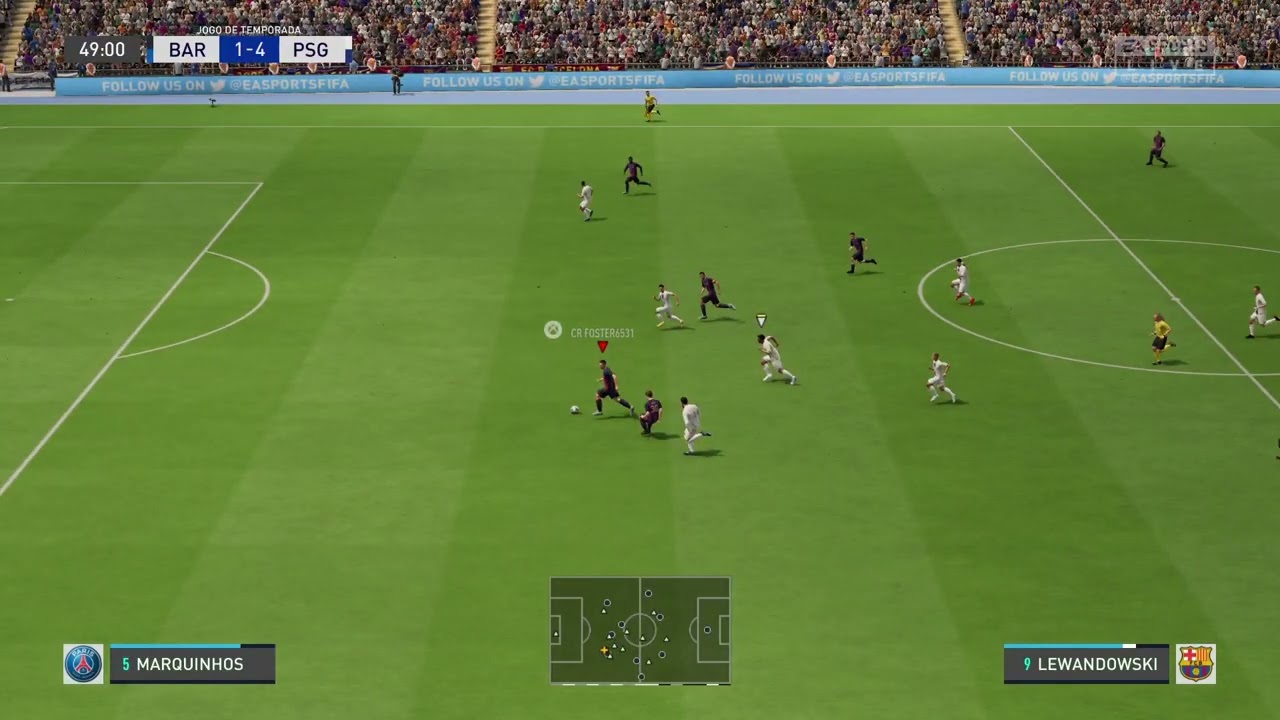 Qual era a chance dessa bola ter entrado?