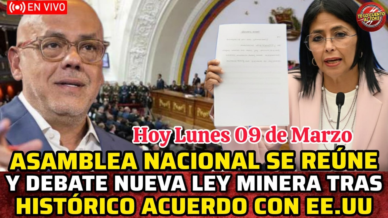 🔴TENS0 DEBATĖ EN LA ASAMBLEA NACIONAL SOBRE NUEVA LĖY MINERA TRAS ACUERDO HISTÓRICO  CON EE.UU