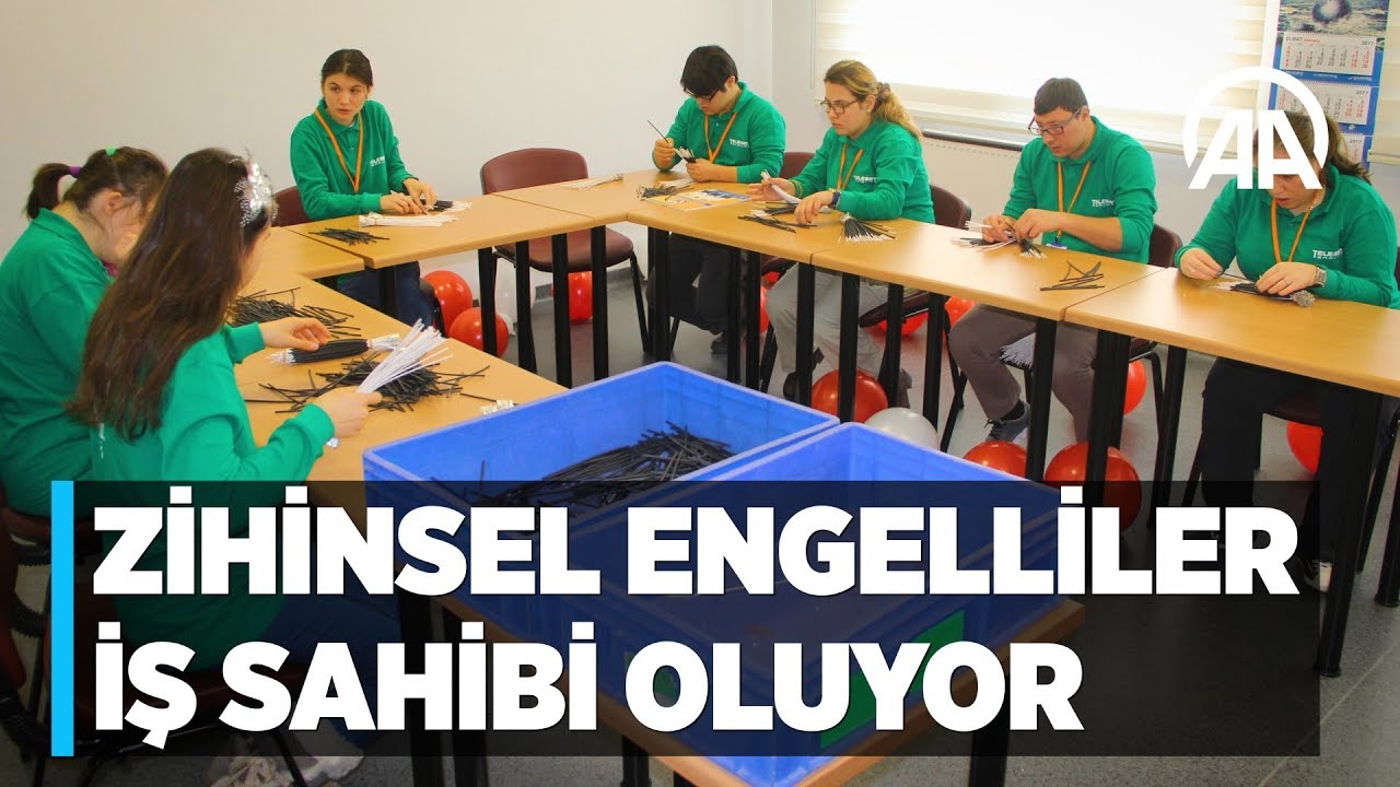 Zihinsel engelliler iş sahibi oluyor