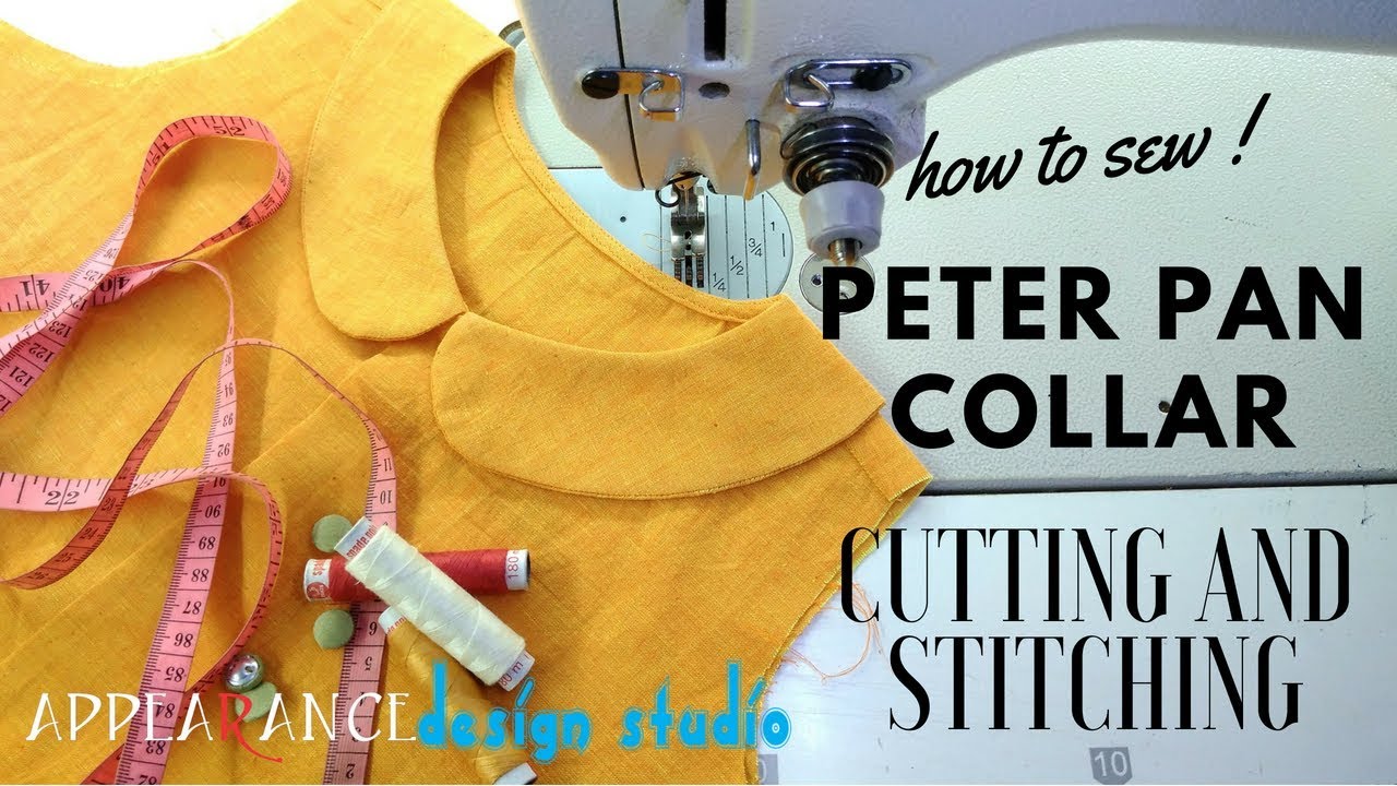 How To Sew Peter Pan Collar Cutting And Stitching Easy 👌 Sewing Techniques For Beginners