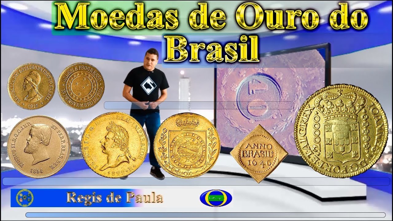 As Moedas de Ouro do Brasil | Numismática 2025 #coin #dinheiro #curiosidades #numismatica #coleção