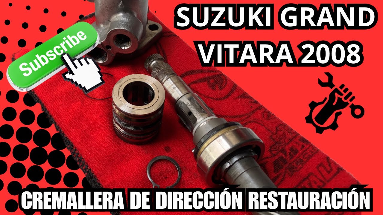 Suzuki, Grand Vitara 2008, reconstruyendo cremallera dirección hidráulica.  #suzuki