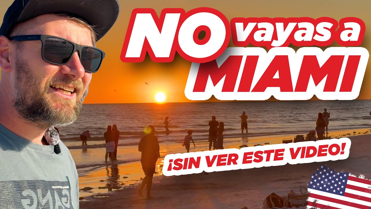 🔥 La MEJOR PLAYA cerca de MIAMI que nadie conoce ⭕️ 🏝️ Siesta Key Beach, Florida