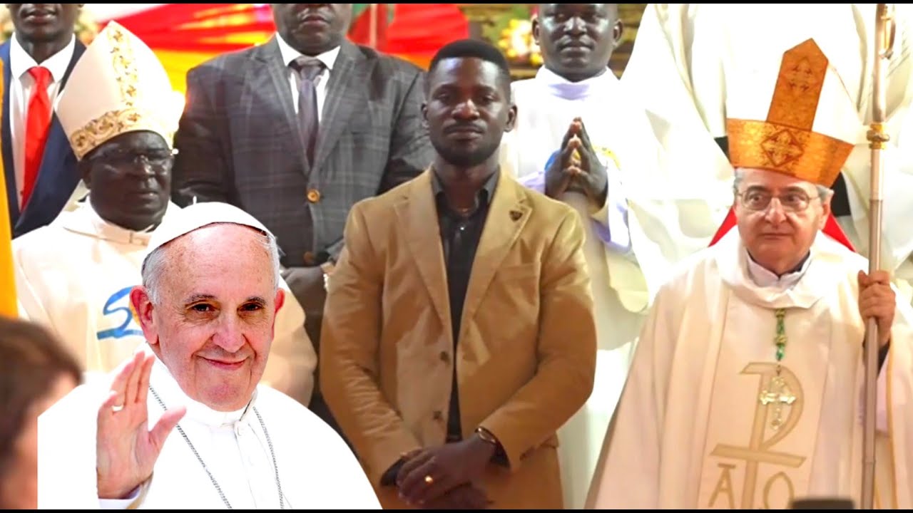 Endulu ya Bobi Wine ne Senyonyi mu Kusabira Pope Francis e Rubaga Catherdral