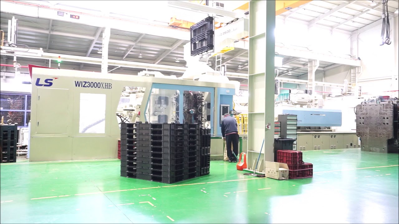 LS Mtron / Plastic pallet production process