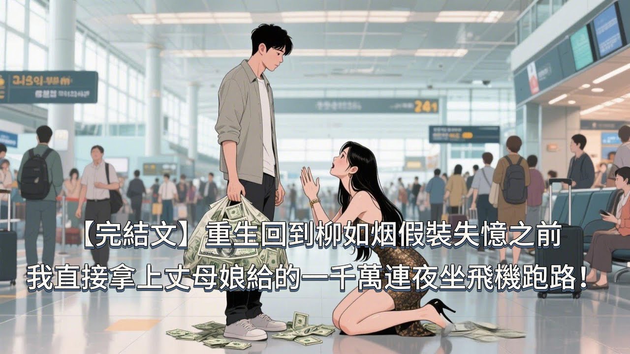 【完結文】重生回到柳如烟假裝失憶之前，我直接拿上丈母娘給的一千萬連夜坐飛機跑路！#戀愛#動漫 #一口氣看完 #完結小說 #全文