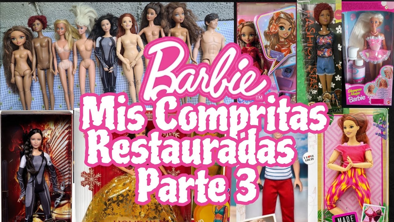 Barbie, mis compritas restauradas parte 3.