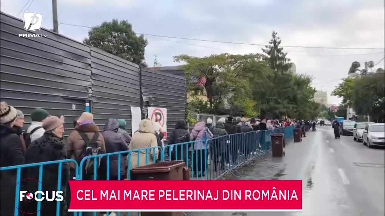 Zeci de mii de pelerini la Sfânta Parascheva