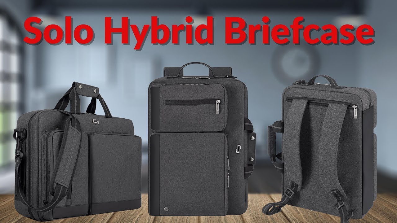 The Solo Hybrid Briefcase - YouTube Tech Guy
