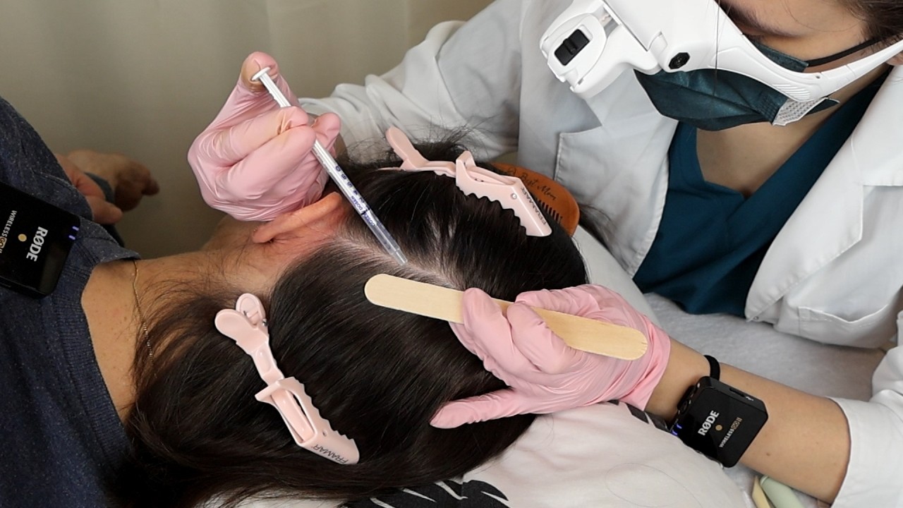 ASMR Satisfying Dry SCALP Treatment | Behind Ear Exam, Stimulation Therapy & Head Massage