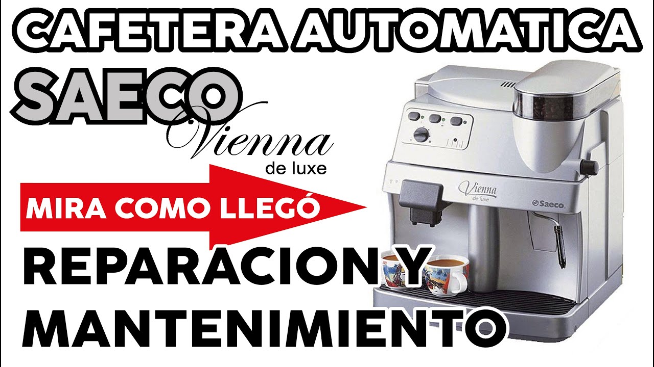 Cafetera Automatica Saeco Vienna Deluxe Reparacion y Mantenimiento. Mira como llegó.