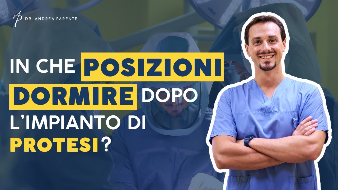 Come dormire dopo l'intervento di protesi?