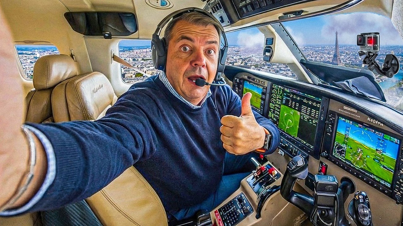 Je survole l’île de france en Jet Privé !