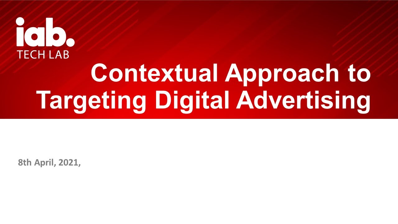 Contextual Approach to targeting Digital Advertising Webinar