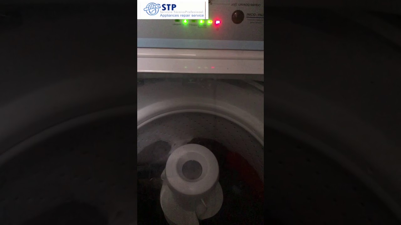 Lavadora Whirlpool no lava y tampoco exprime