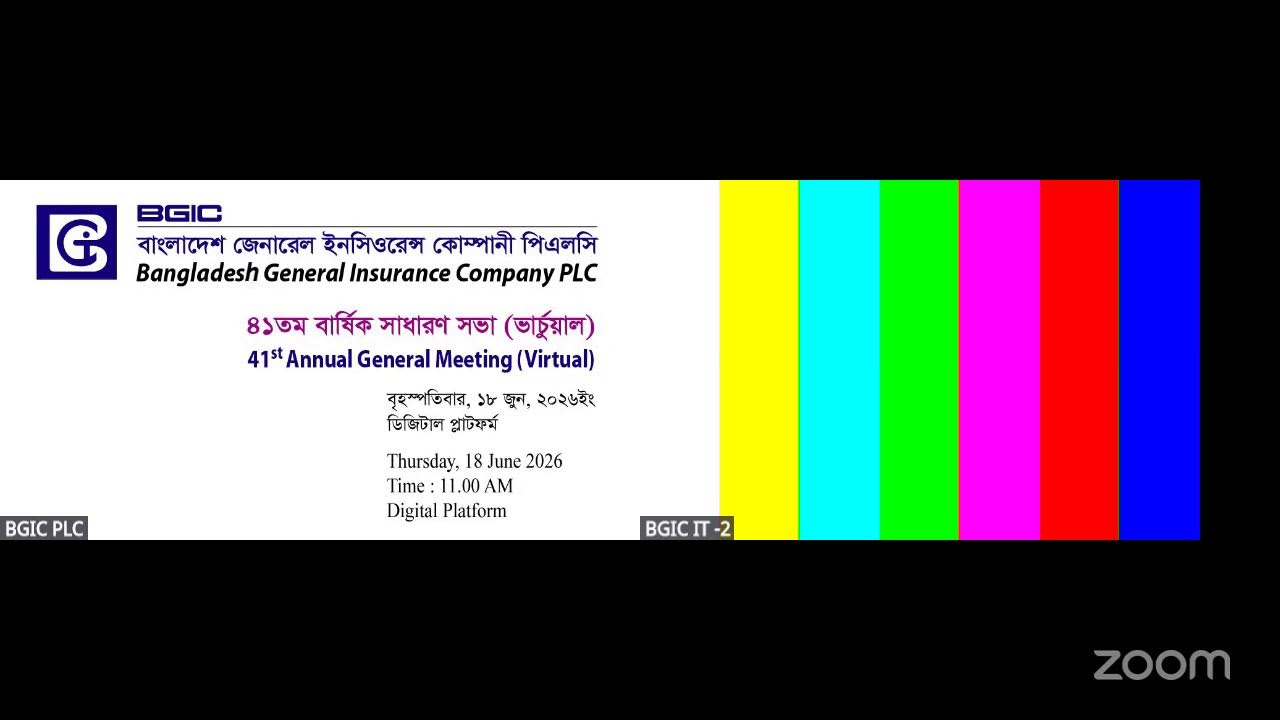 BGIC Virtual AGM