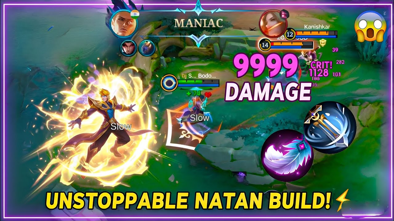 NATAN MANIAC MODE ACTIVATED 🔥 NO ONE CAN ESCAPE THIS DAMAGE | NATAN BEST BUILD 2026