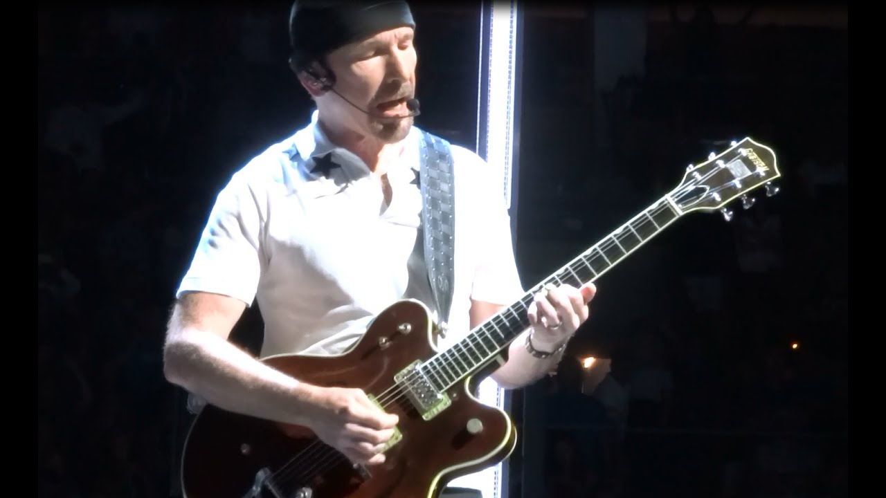 U2 - City Of Bling Lights (HD) from Boston 07-10-2015 (2nd Row GA In Front Of The Edge)