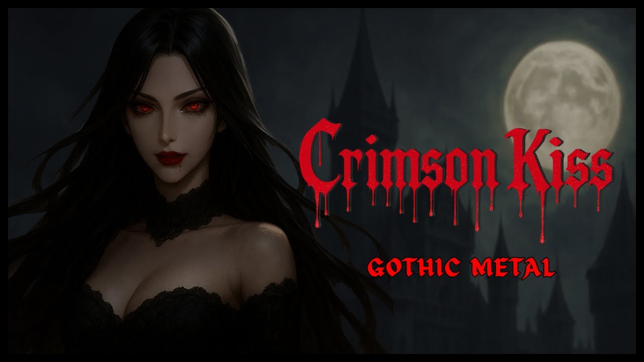 Crimson Kiss - Gothic Metal - SoundVirtuoso (Lyrics Video)