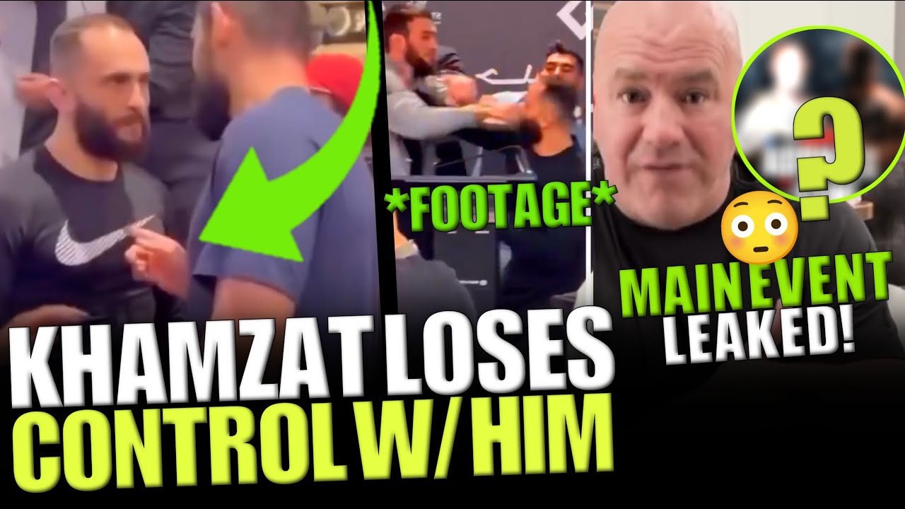 Срочная новость! Утечка информации о главном бое UFC потрясла весь мир ММА + инцидент с Хамзатом.