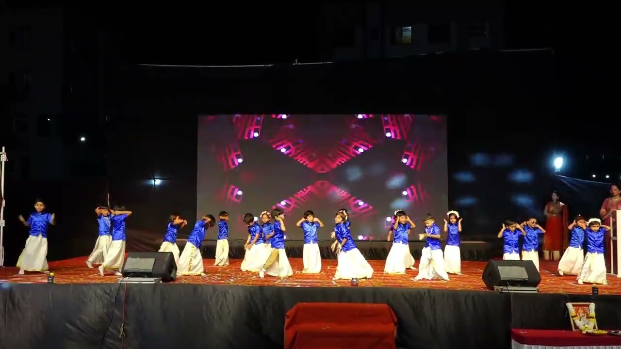 Annual Gathering 2026 Rainbow Kids English Medium School, junior kg.  students dance performance