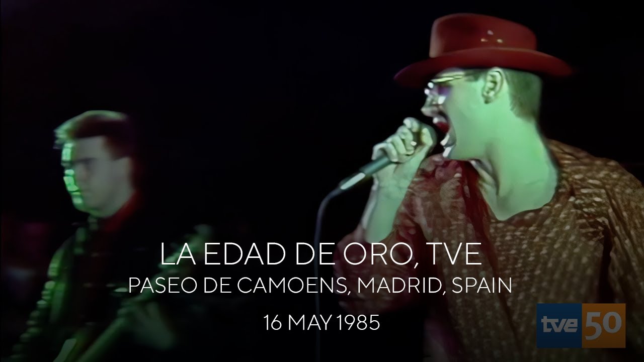 The Smiths - La Edad de Oro, Paseo De Camoens, TVE, Madrid, Spain - 18 May 1985 &bull; 4K