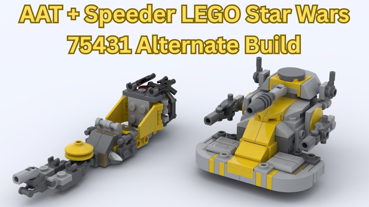 AAT + Speeder LEGO 75431 Alternate Build | LEGO Star Wars