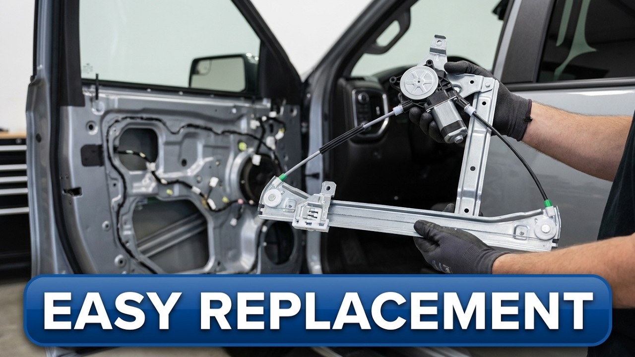 How To Fix a Stuck Window and Replace the Regulator on a 2019 2025 Chevy Silverado & GMC Sierra