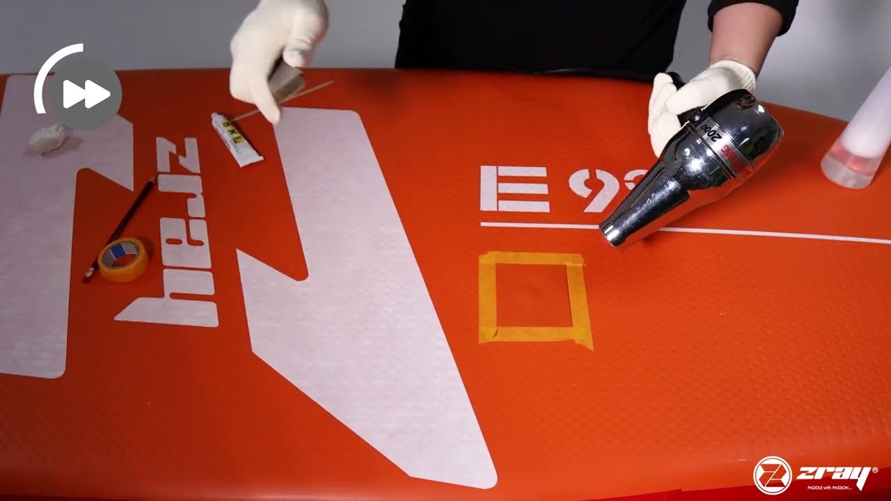Repair the puncture of Zray SUP Board