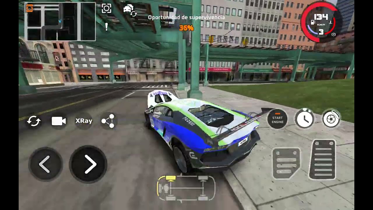 Destruyendo coches otra vez en la pared 