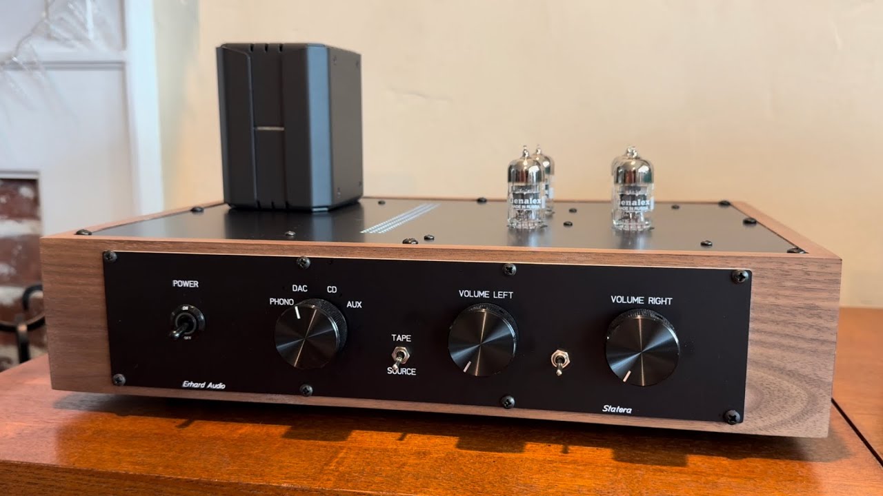 Ламповый предусилитель Erhard Audio Statera с демонстрацией звука