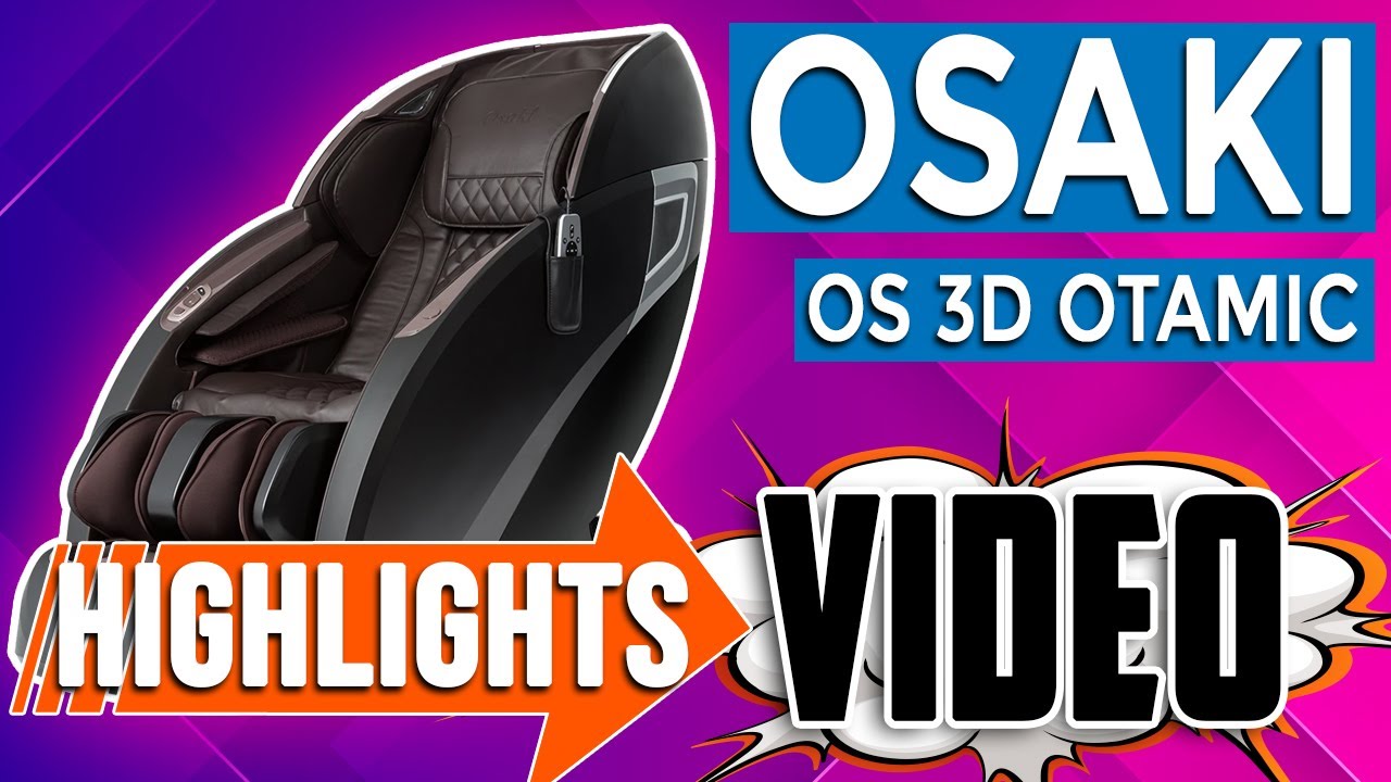 Osaki OS 3D Otamic LE Massage Chair [3D & Heated Massage]