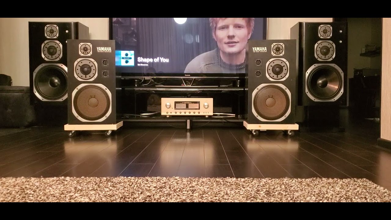 luxman L505s and Yamaha NS1000M