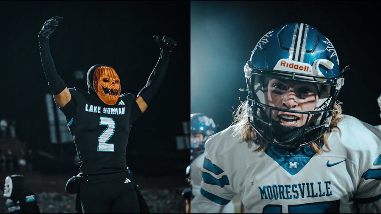 Rivals Meet On Halloween!! Lake Norman (NC) vs #11 Mooresville (NC) Crazy Ending!!!