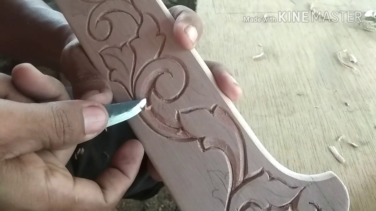 NGUKIR SARUNG GOLOK HANYA DENGAN MENGGUNAKAN PISAU BY HANDYPRO CHANNEL......