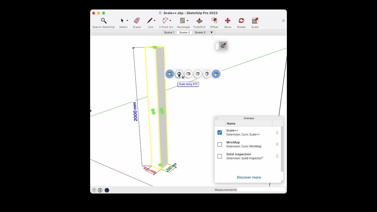 Curic Scale++ - New SketchUp Extension