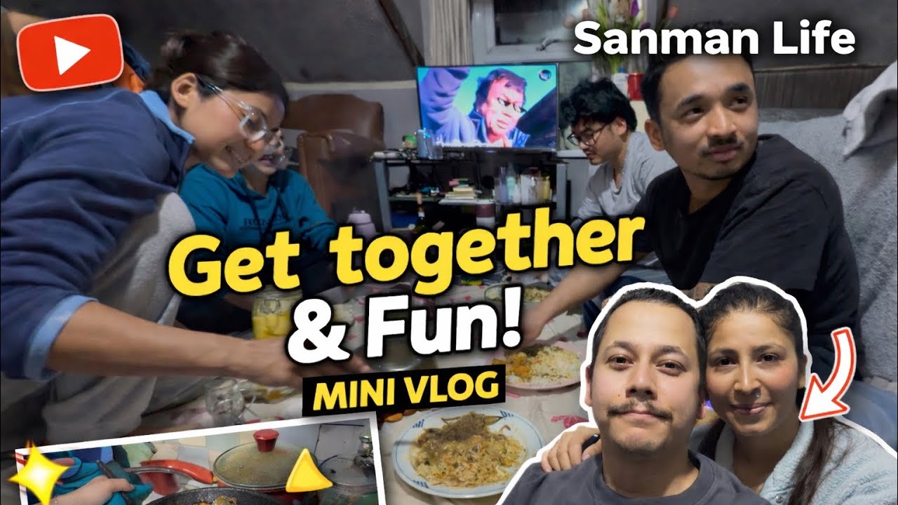 MINI VLOG / GET TOGETHER/ LOODED FUN AND FOOD/ YAPPING 😁