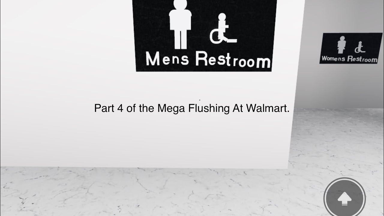 Walmart Men’s Restroom Full Shoot Part 4/ Roblox