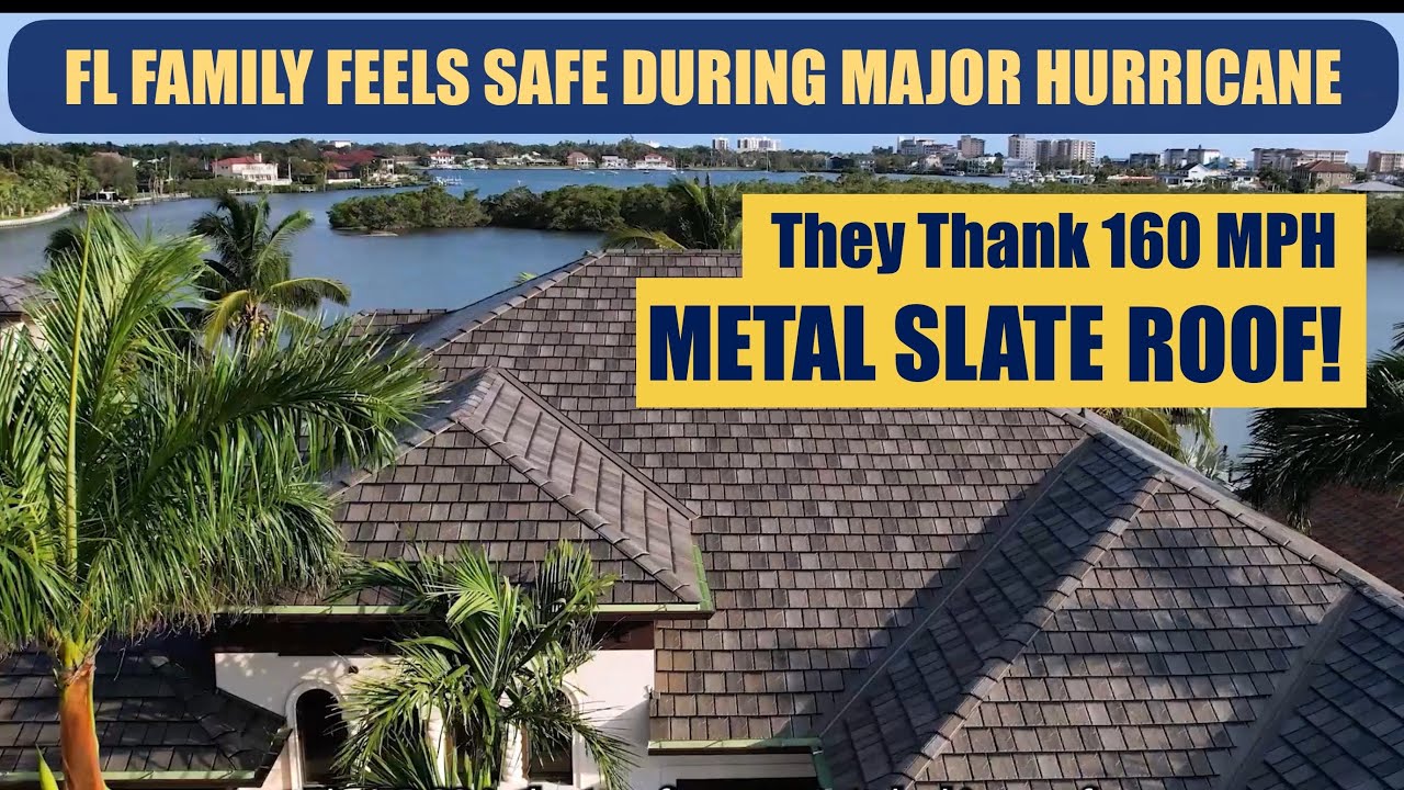 EDCO Slate Metal Roof Battles Major Hurricane - See Who Wins!
