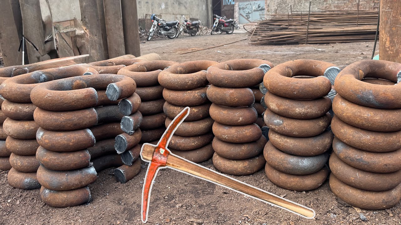 Anchor Chain Forging into PickAxe | How Ship Chain Recycling | Factory Process