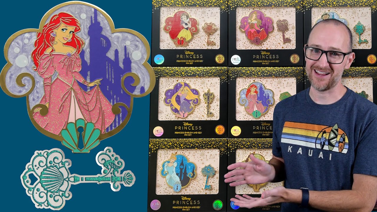 Disney Princess Keys to the Kingdom Disney Pins | Complete Series