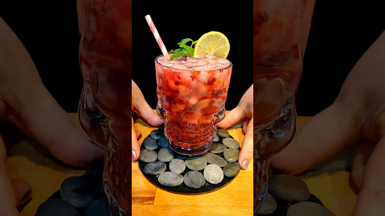 𝙎𝙃𝘼𝙍𝙋 & 𝙁𝙍𝙀𝙎𝙃 | kiwi berry citrus mocktail 🥝 
