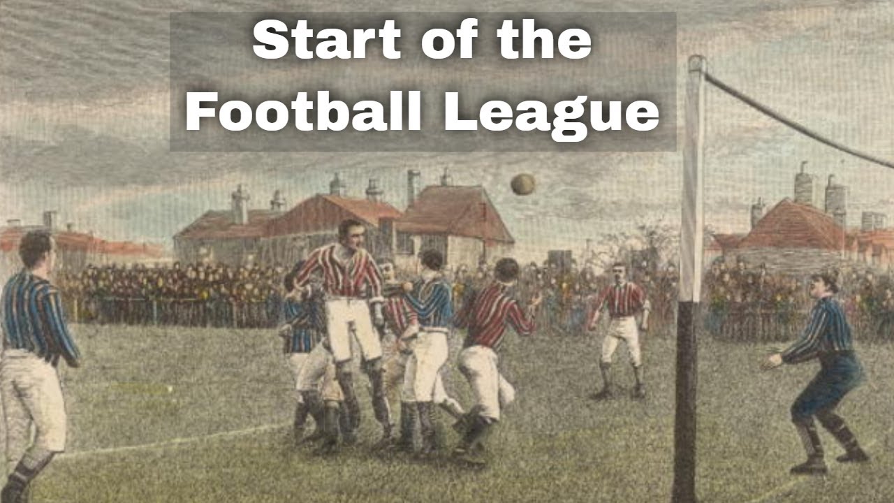 8th September 1888: The very first Football League games played in England