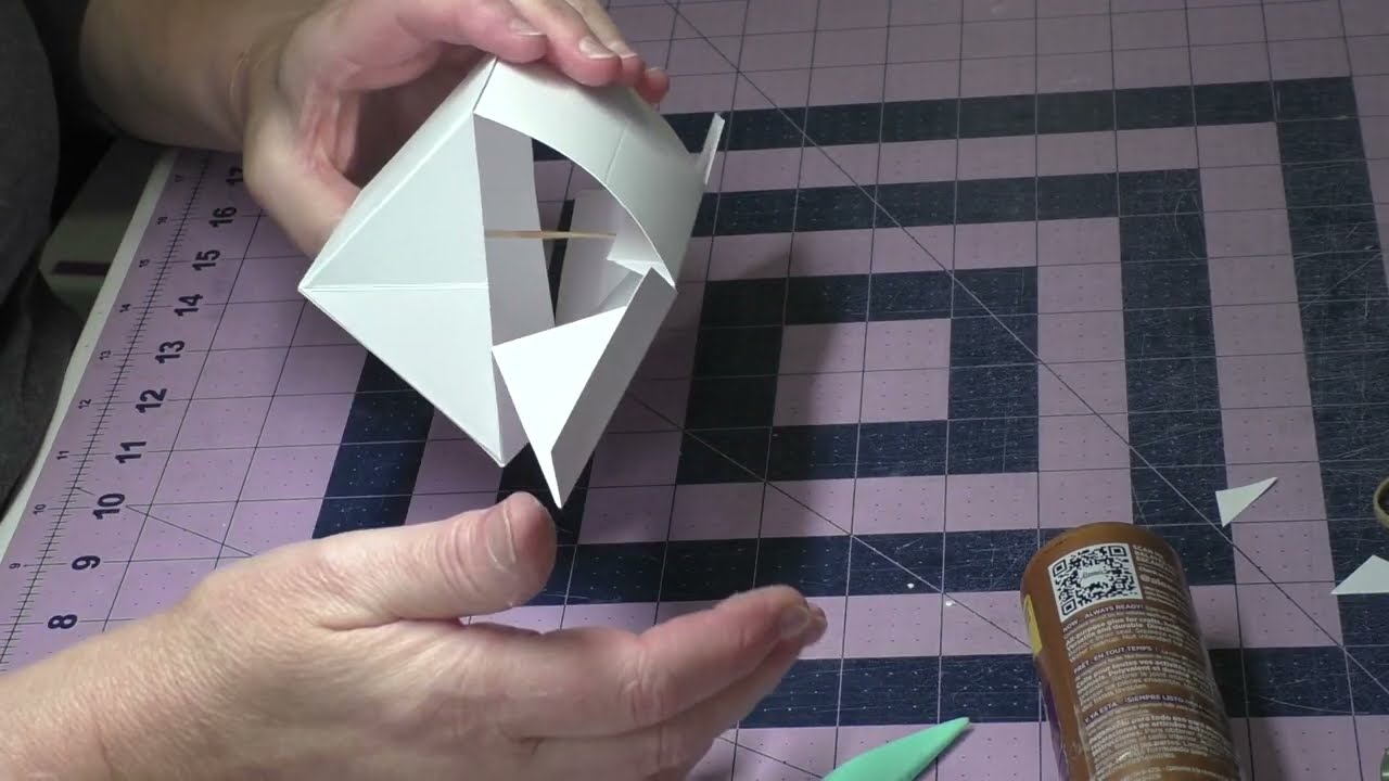 Tuto  Express | Partie B | Cube Joyeux Plus Tiroir | Scrapbooking
