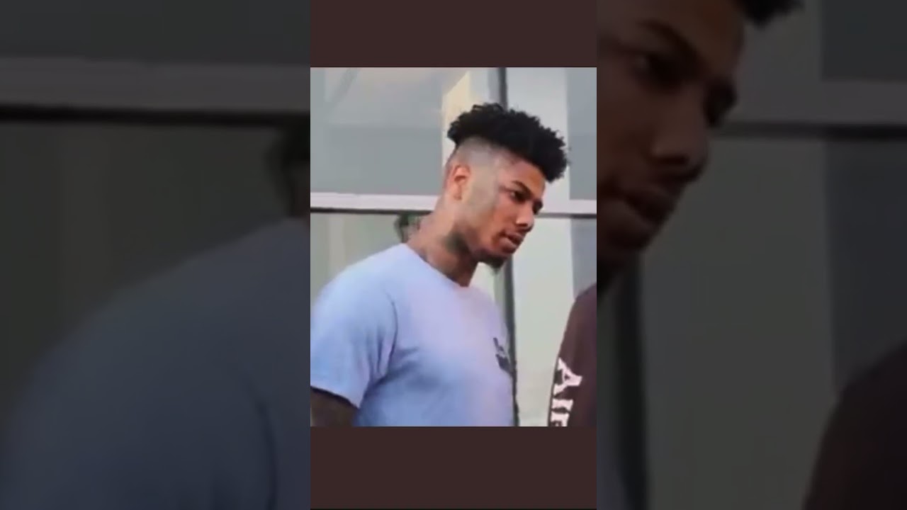 Blueface knockouts Chrisean Rock dad out #tiktok #blueface #zeus #bluefacebleedem