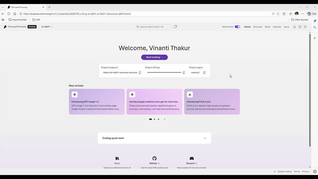 AI-900 | Practical 1 - Explore AI in Microsoft Foundry (मराठी)
